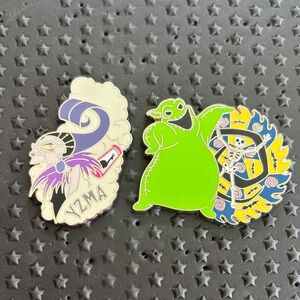 Yzma and Oogie Boogie Disney Villain Enamel Pins